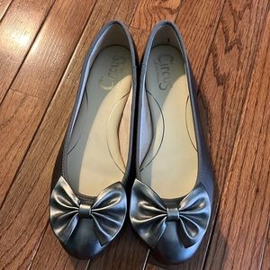 Sam Edelman silver flats